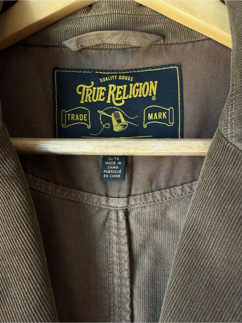 True Religion Corduroy Blazer Sport Coat